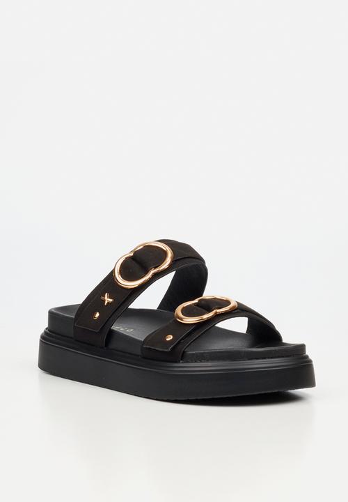 Rock & Co - Absolut 17 double strap chunky sandal - black