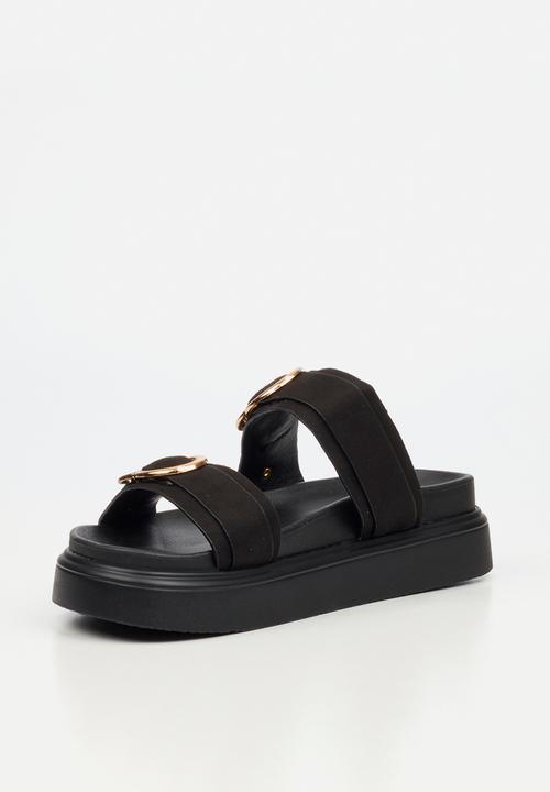 Rock & Co - Absolut 17 double strap chunky sandal - black