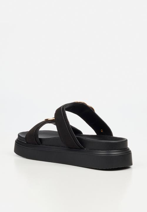 Rock & Co - Absolut 17 double strap chunky sandal - black
