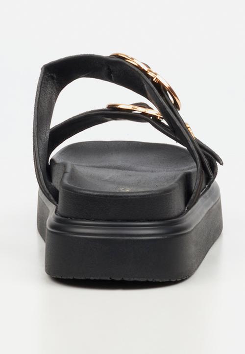 Rock & Co - Absolut 17 double strap chunky sandal - black
