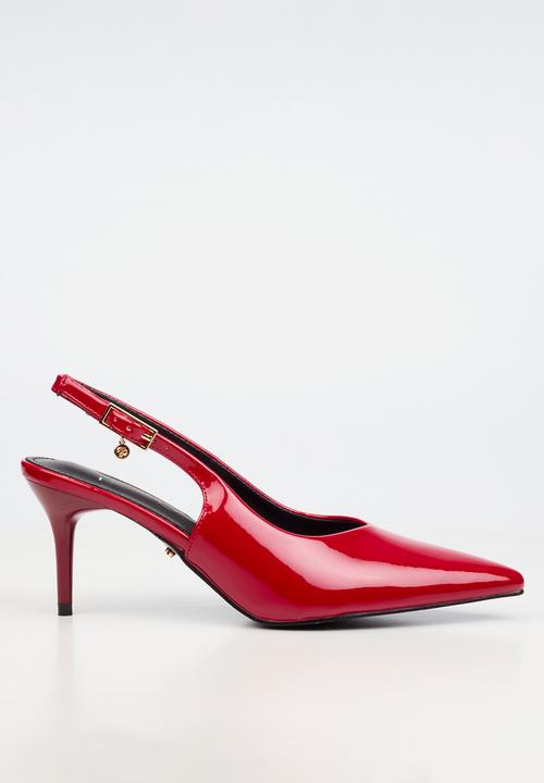 Miss Black - Elvera 1 classic slingback heel - red