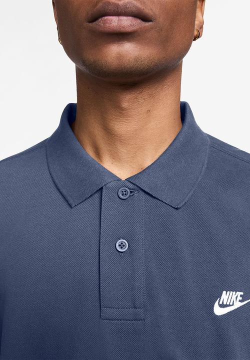 Nike - Club Short-Sleeve Polo Piqué - Diffused Blue/(White)