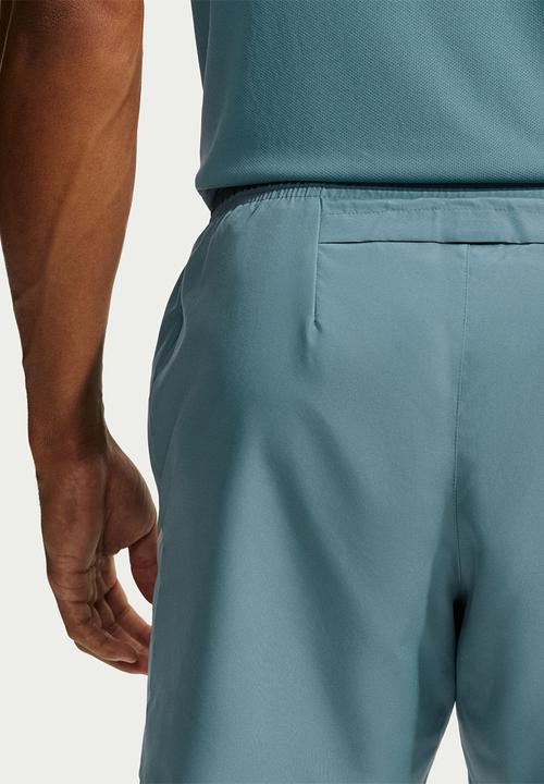 Nike - Nike Miler Dri Fit 5Inch Brief Lined Running Shorts - Smokey Blue/Cerulean/Reflective Silv