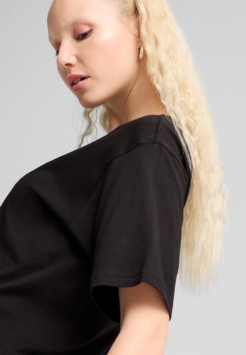 PUMA - ESS Relaxed Tee W -  PUMA Black