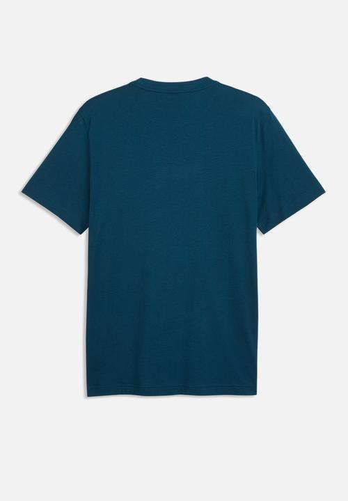 PUMA - Graphic Branded T-shirt - Blue