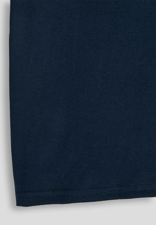 Pop Candy - Slogan drop shoulder tee - navy