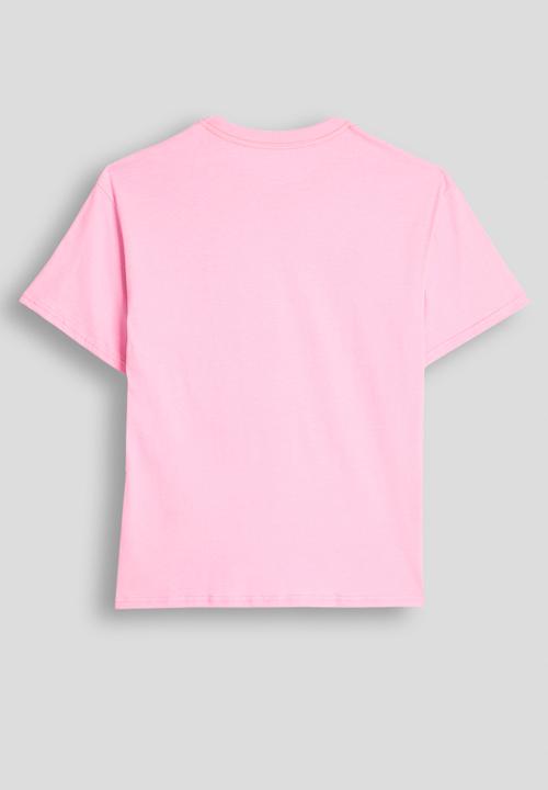 Pop Candy - Lobster graphic drop shoulder tee - pink
