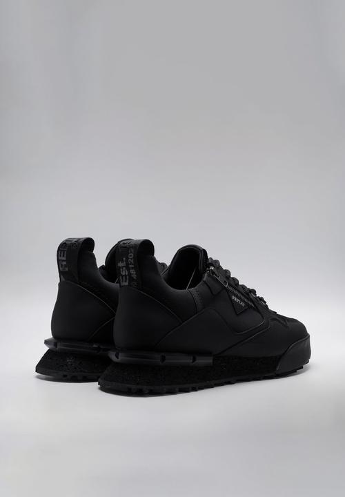 Replay - Field zip sa - black