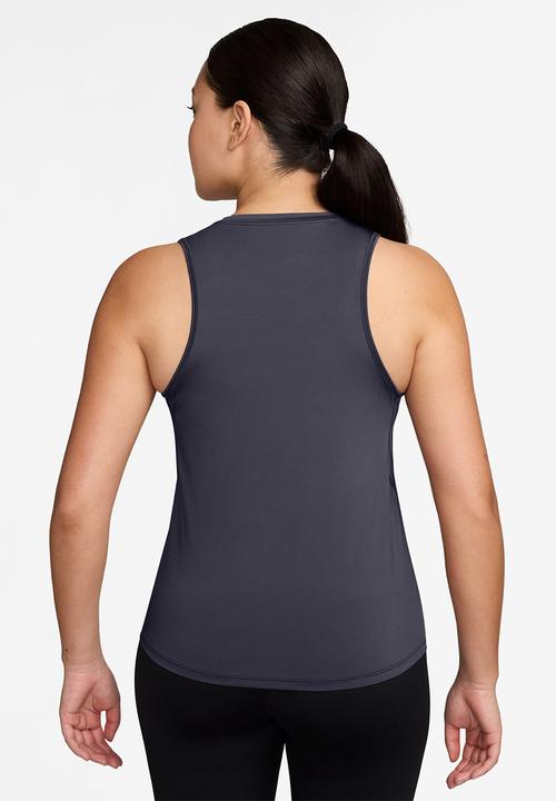 Nike - W Nk Classic Dri-Fit Tank Top - Gridiron/White
