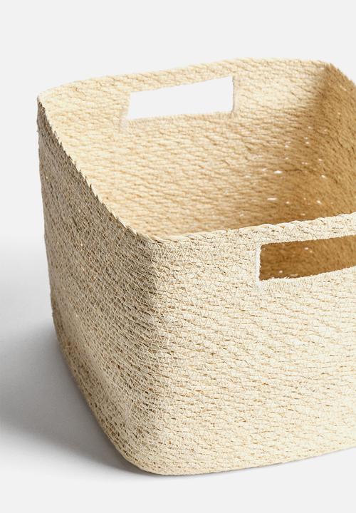 H&M - Seagrass storage basket - beige