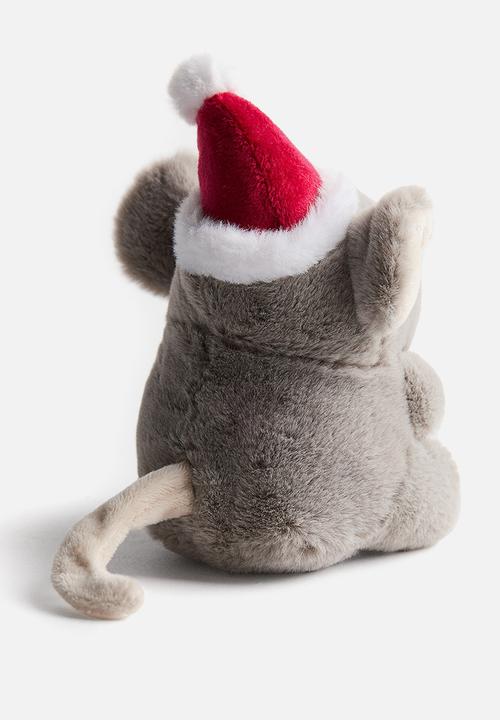 H&M - Christmas soft toy - light greige/mouse