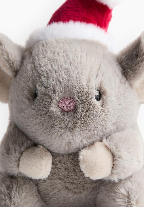 H&M - Christmas soft toy - light greige/mouse
