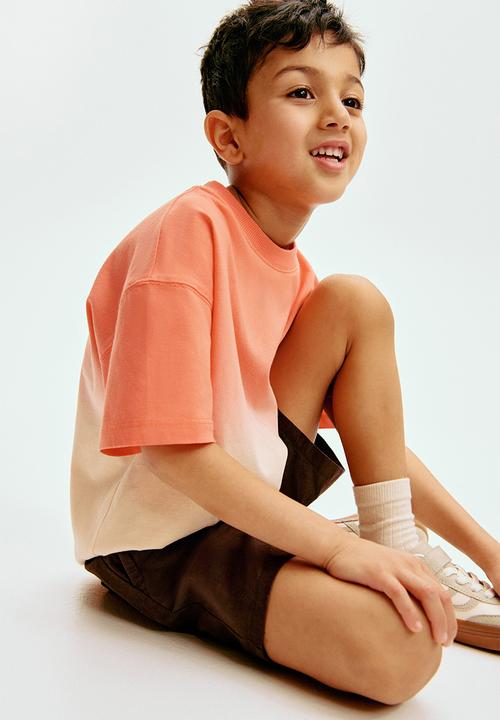 H&M - Linen-blend drawstring shorts - brown