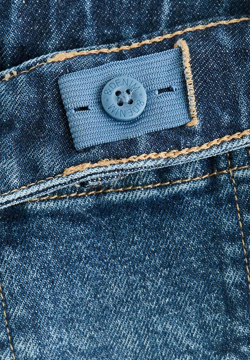 H&M - Relaxed fit denim shorts - denim blue