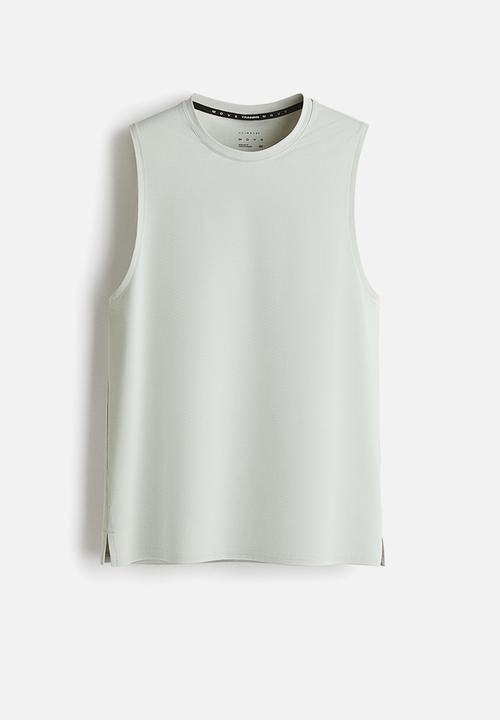 H&M - Regular fit sports vest top with drymove? - light dusty green