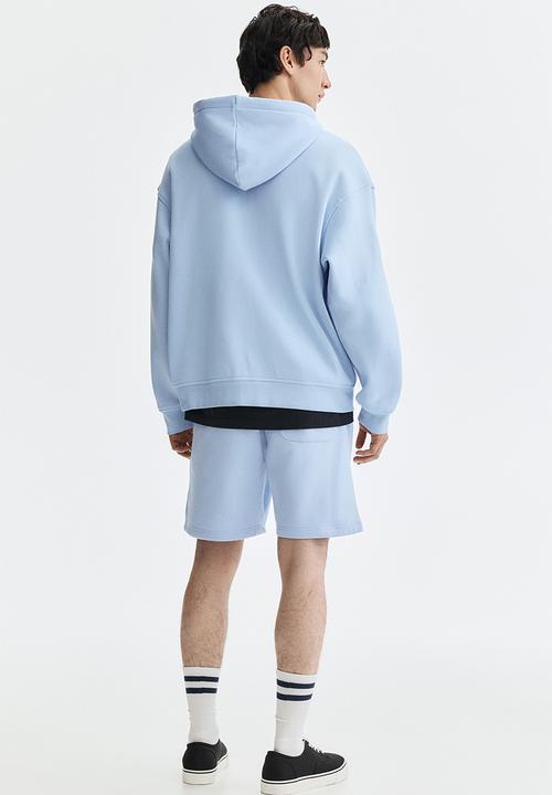H&M - Regular fit sweatshorts - light blue