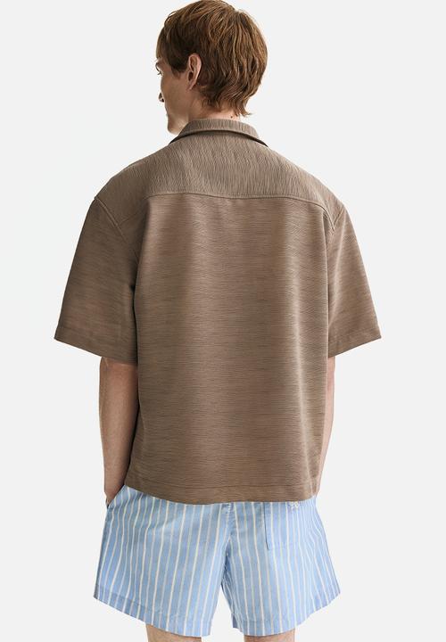 H&M - Loose fit resort shirt - beige