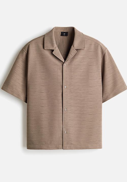H&M - Loose fit resort shirt - beige
