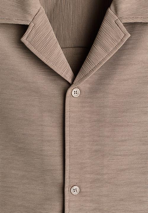 H&M - Loose fit resort shirt - beige