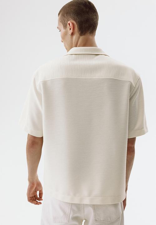 H&M - Loose fit resort shirt - white