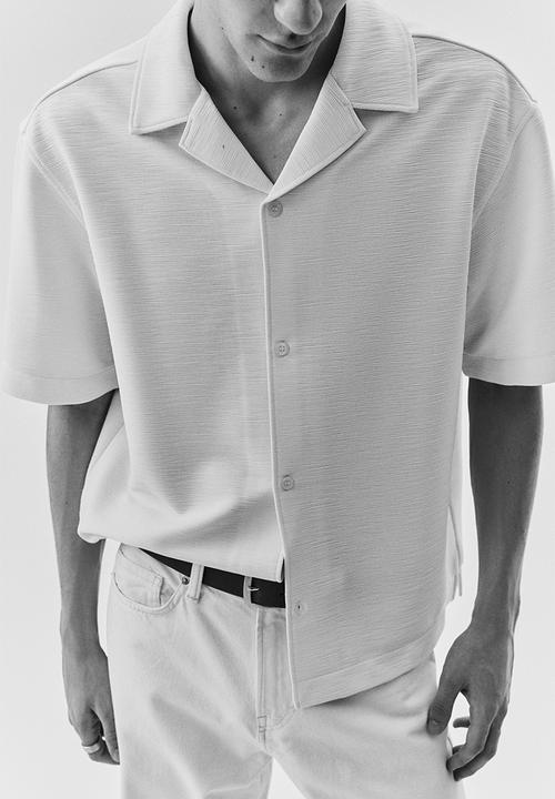 H&M - Loose fit resort shirt - white