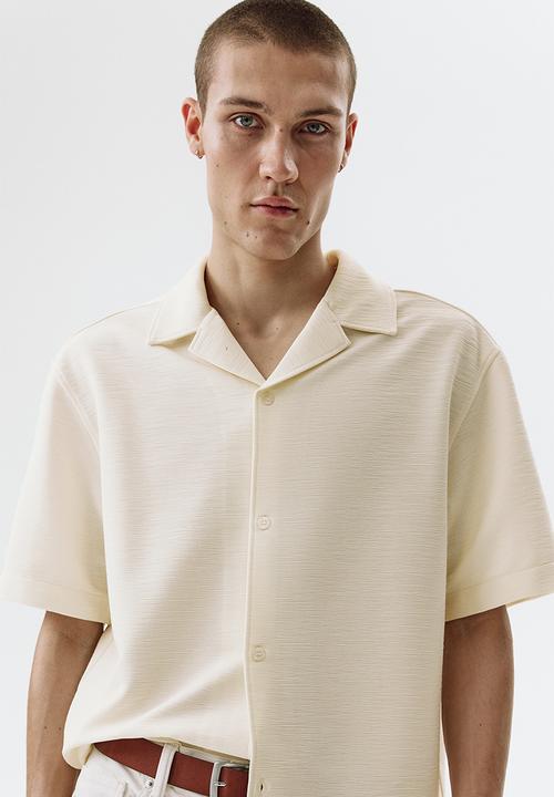 H&M - Loose fit resort shirt - white
