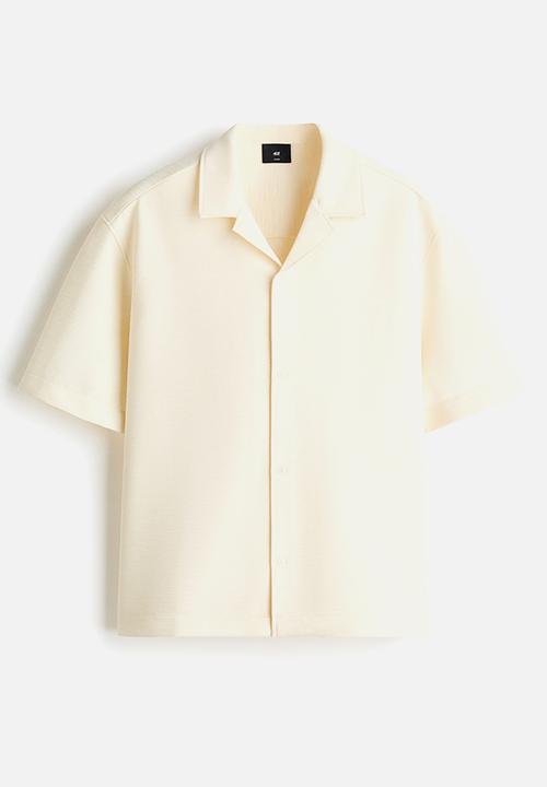 H&M - Loose fit resort shirt - white