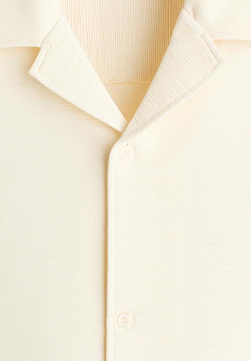 H&M - Loose fit resort shirt - white