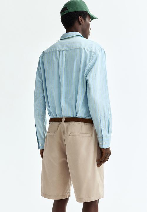H&M - Relaxed fit cotton chino shorts - beige