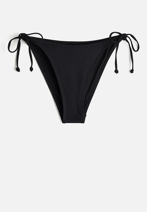 H&M - Tie tanga bikini bottoms - black