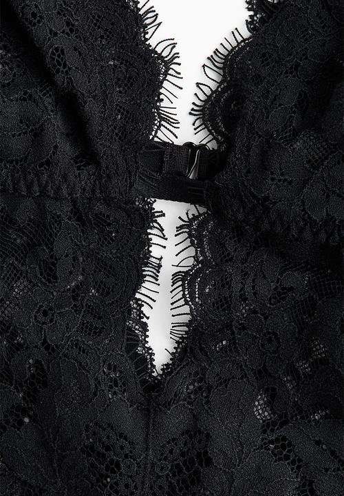 H&M - Lace body - black