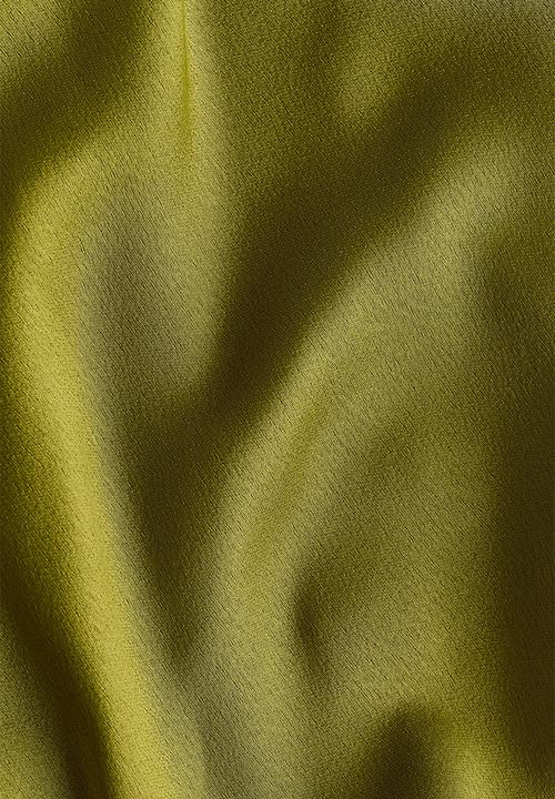 H&M - Satin midi dress - olive green