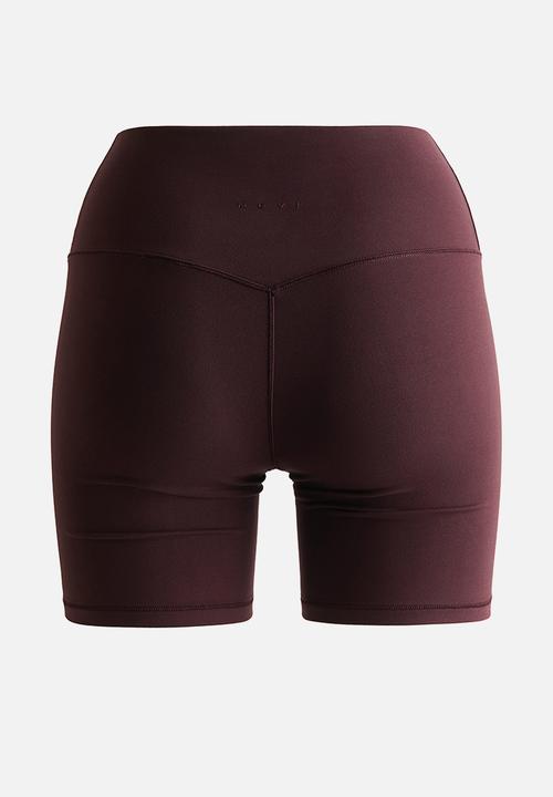 H&M - Sports cycling shorts with softmove? - chocolate plum