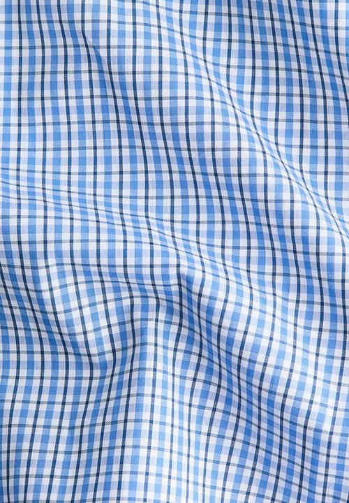 H&M - Oversized beach shirt - blue/checked