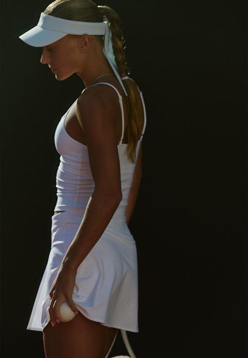 H&M - Tennis skirt with softmove™ - white