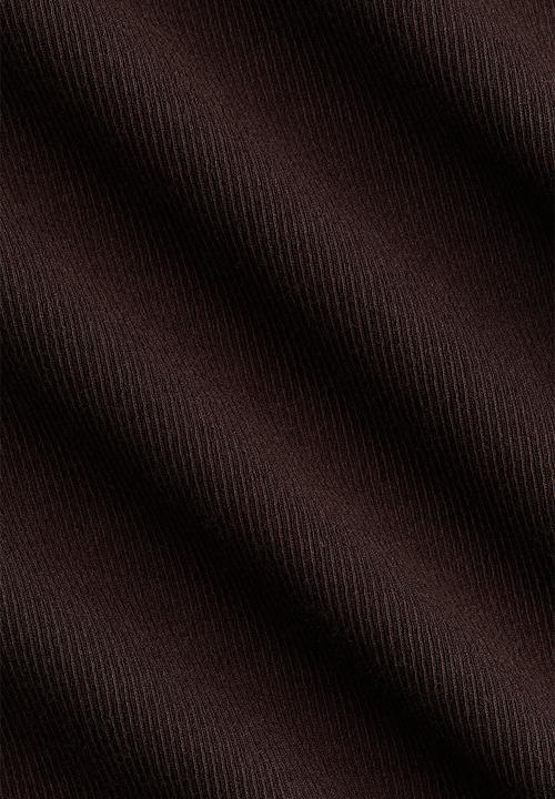 H&M - Ribbed lace-inset top - dark brown
