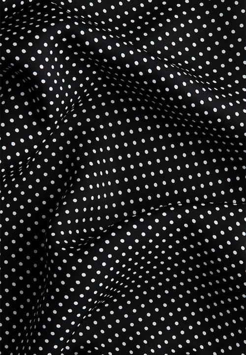 H&M - Viscose slip skirt - black/white spotted