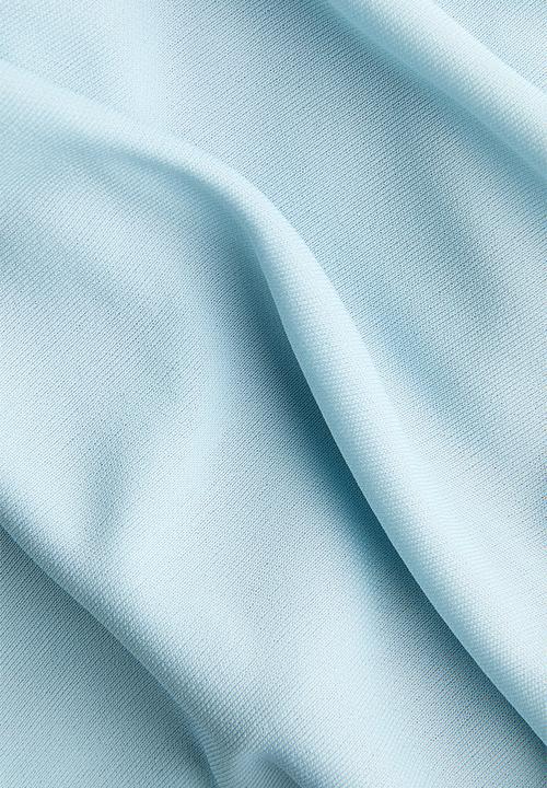 H&M - Draped jersey top - light blue