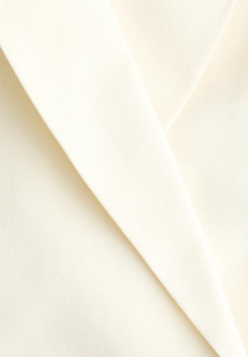 H&M - Double-breasted blazer - cream