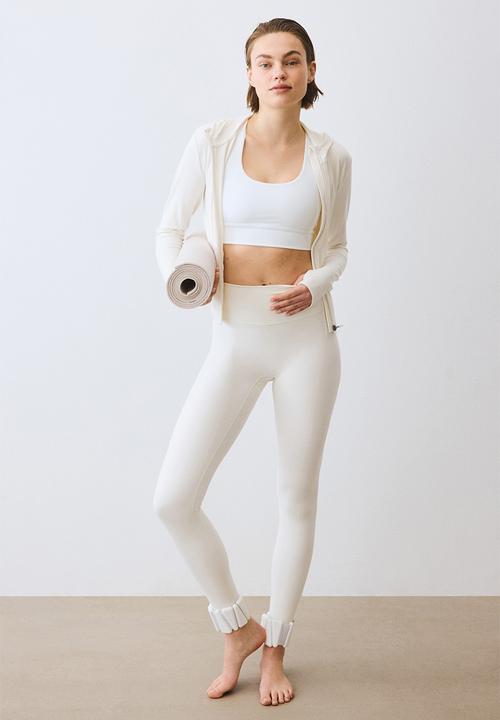 H&M - Medium support sports bra with softmove? - white