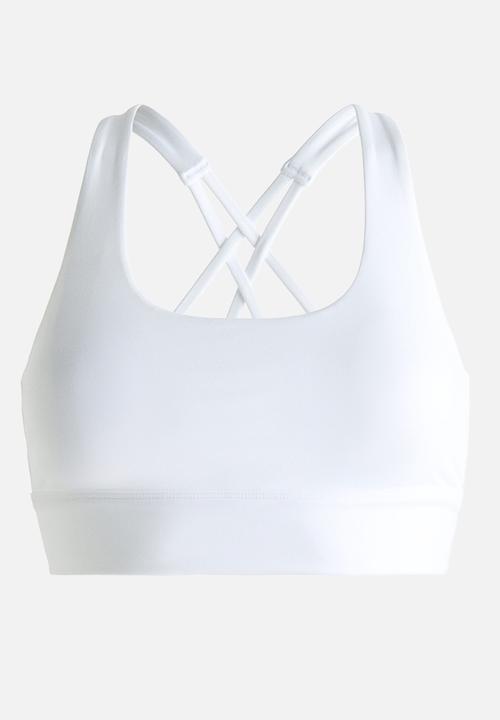 H&M - Medium support sports bra with softmove? - white