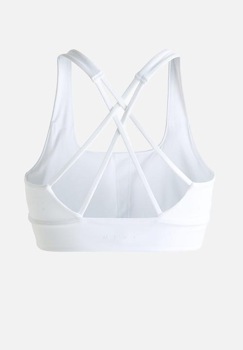 H&M - Medium support sports bra with softmove? - white
