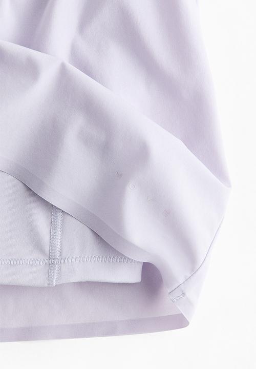 H&M - Layered sports shorts with pocket - lilac