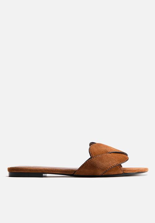 H&M - Leather sandals - brown