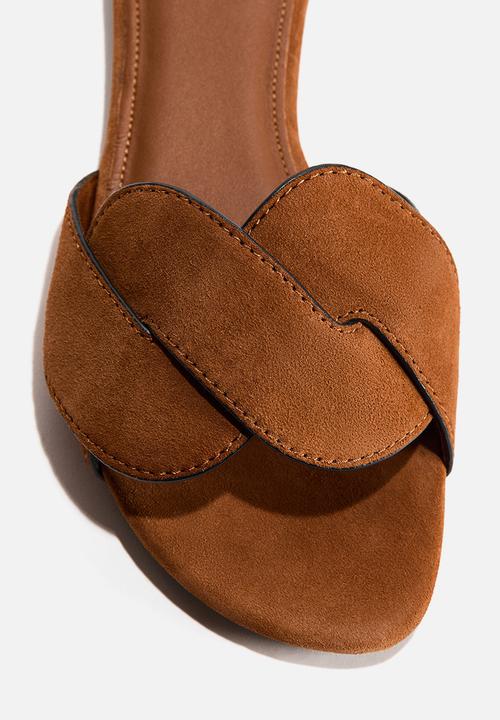 H&M - Leather sandals - brown