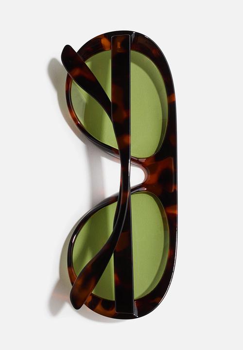 H&M - Aviator-style sunglasses - brown/tortoiseshell pattern