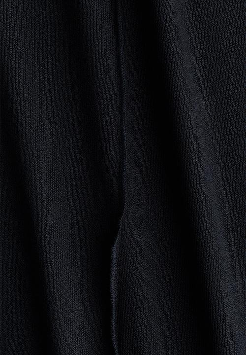 H&M - Knitted boat-neck top - black