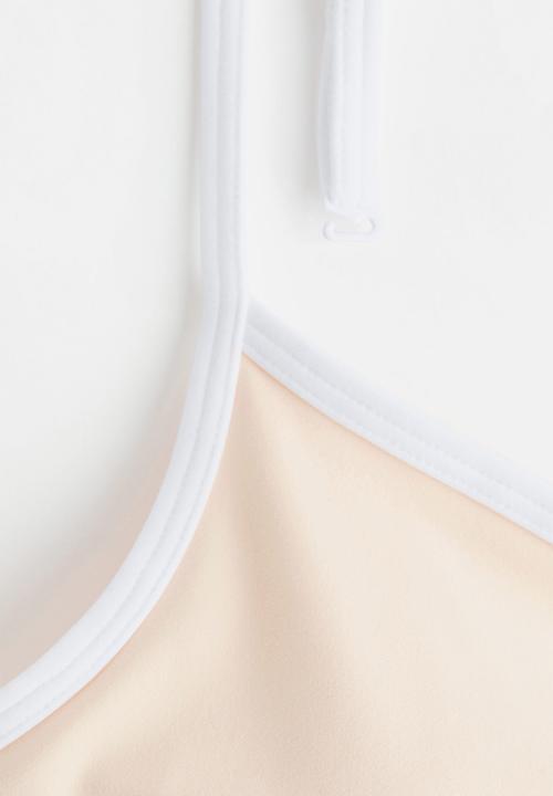H&M - Medium support sports bra with softmove? - butter yellow