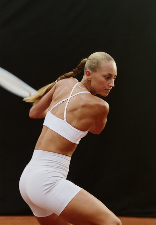 H&M - Medium support sports bra with softmove? - white