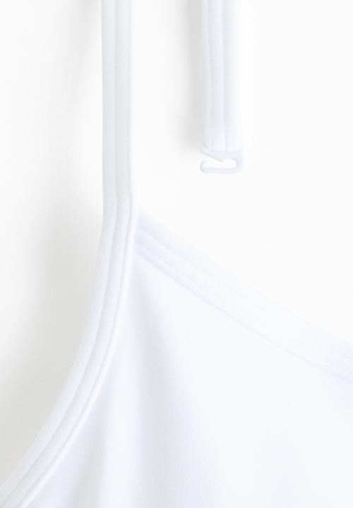 H&M - Medium support sports bra with softmove? - white
